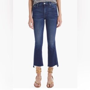 MOTHER The Insider Crop Step Fray Jeans